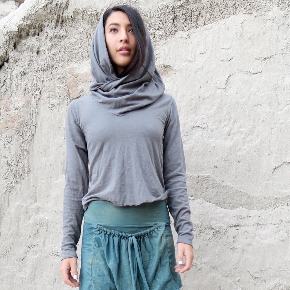 NEW. Gaia Conceptions Ewok Cropped Shirt / S